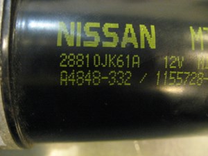 08 Infiniti G37 Windshield Wiper Motor 28810 JK61A R14525