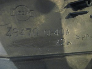 07 Nissan 350Z Lower Steering Column Cover 48470 CF40A R14616