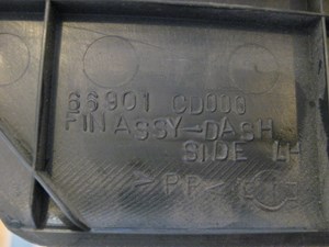 08 Nissan 350Z LH Fuse Box Trim Cover 66901 CD000 R14769