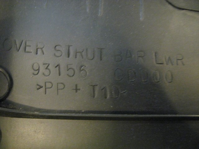 08 Nissan 350Z Rear RH Lower Strut Tower Trim 93156 CD000 R14784