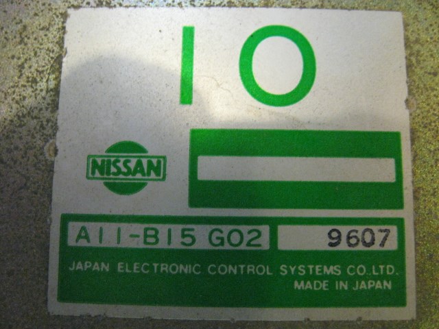 90 Nissan 240SX MT Engine Control Unit ECM A11 B15 G02 R14863