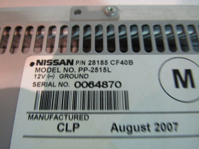 04 Nissan 350Z 6 Disc Radio Assembly 28185 CF40B R14995