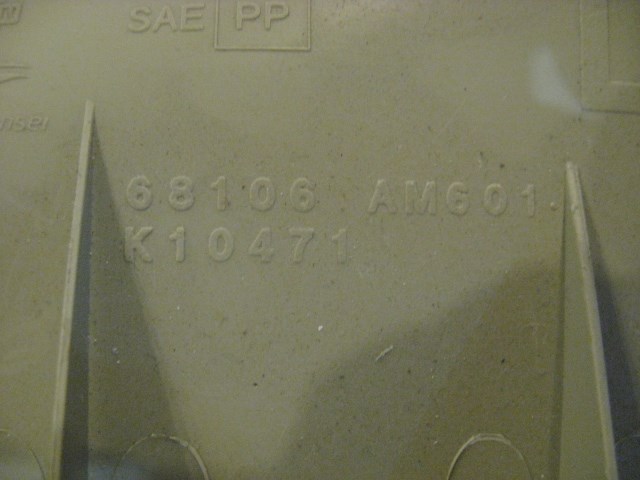 04 Infiniti G35 Tan Under Steering Column Trim 68106 AM601 R15053