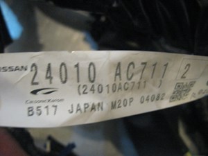 05 Infiniti G35 Dash Wiring Harness 24010 AC711 R18591