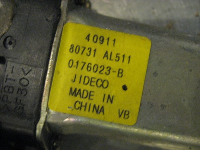 05 Infiniti G35 Sedan Front LH Window Motor 80731 AL511 R18732