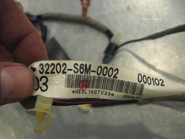 04 Acura RSX Rear Defrost Wiring Harness 32202-S6M-0002 R19150