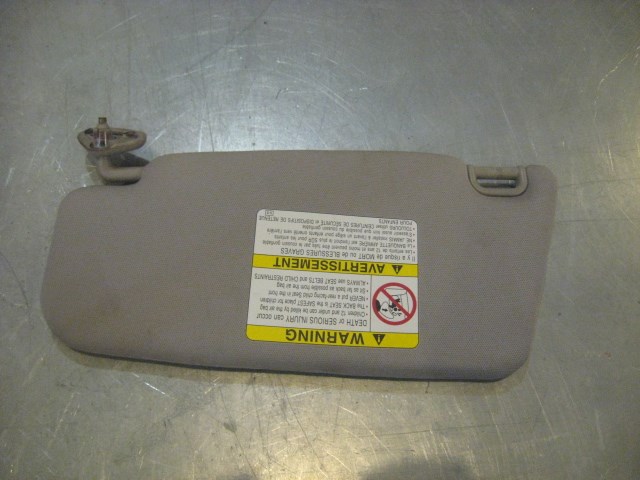 02 Subaru IMPREZA WRX RH Passenger Sun Visor  R19454