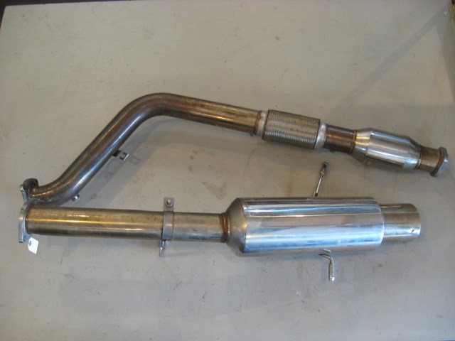 06 Subaru IMPREZA STI SSAutoChrome Turbo Back Exhaust  R7317