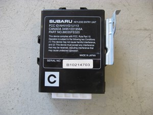 02 Subaru IMPREZA RS Keyless Entry Unit 88035 FE020 R7749