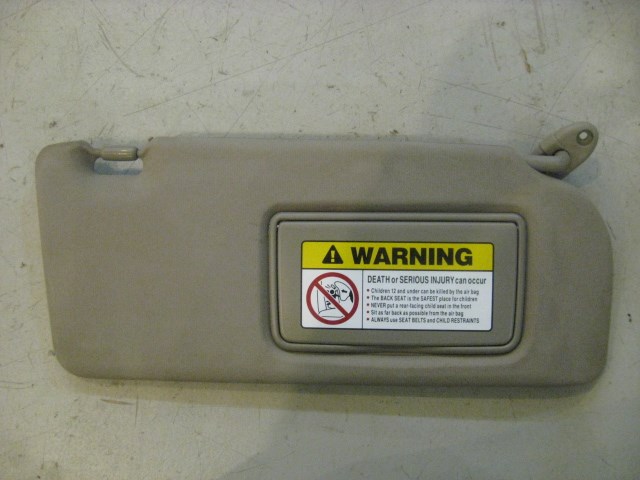 03 Acura RSX RH Passenger Sun Visor.  R8502