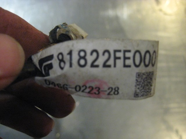 02 Subaru IMPREZA Rear LH Door Wiring Harness 81822FE000 R19587