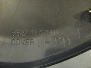 08 Subaru IMPREZA WRX LH Driver Trim Panel 66241 FG010 R15853