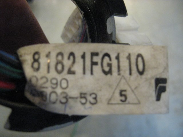 08 Subaru IMPREZA WRX Front RH Door Wiring Harness 81821FG110 R15879