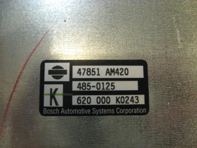 04 Infiniti G35 ABS Control Module 5 speed AT 47851 AM420 R16388