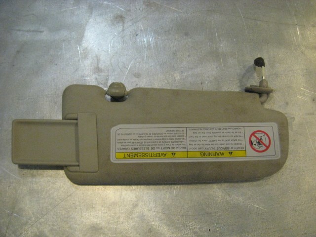 04 Infiniti G35 LH Driver Interior Sun Visor  R16562