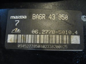 09 Mazda 3 Power Brake Booster & Master Cyl BA6R 43 950 R9668