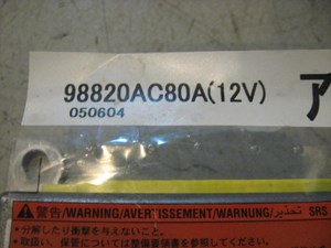 05 Infiniti G35 Air Bag Set 98820AC80A R10158