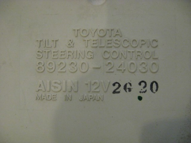 92 Lexus SC400 Tilt & Telescopic Steering Unit 89230 24030 R10781