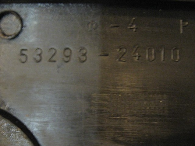 92 Lexus SC400 Radiator Upper Air Deflector 53293 24010 R10886