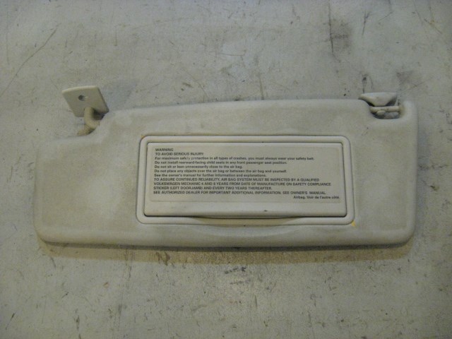 96 Volkswagen JETTA LH Driver Sun Visor  R11025