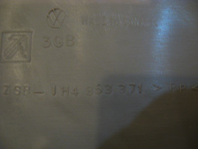 96 Volkswagen JETTA Rear LH Driver Door Sill Plate  R11089