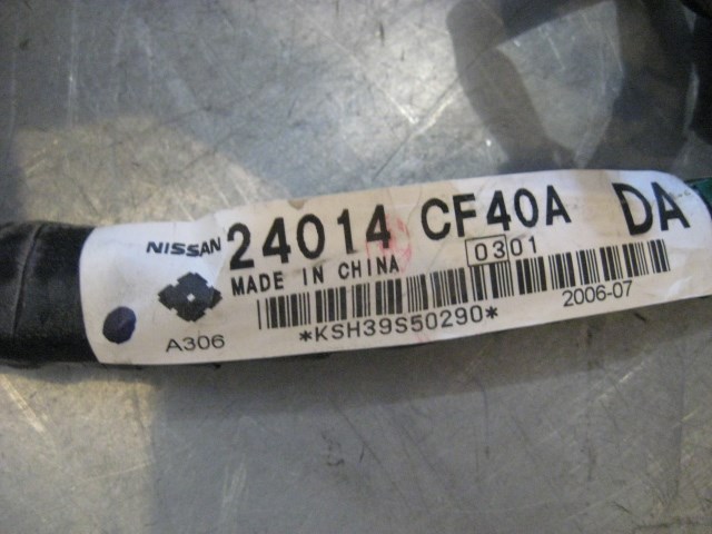 06 Nissan 350Z Interior Body Wiring Harness 24014 CF40A R19765