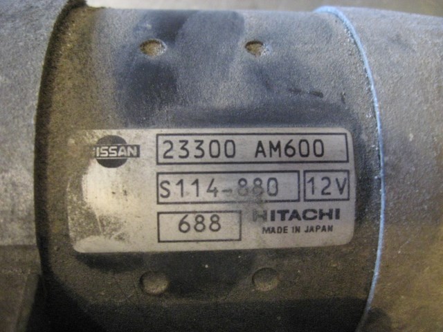 06 Nissan 350Z Starter Motor Solenoid Assembly 23300 AM600 R19858