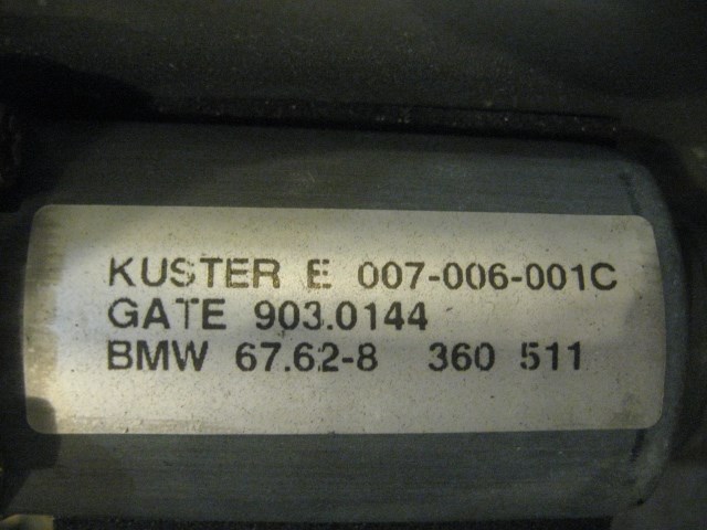 00 BMW M5 Front LH Driver Window Regulator 67628360511 R19918