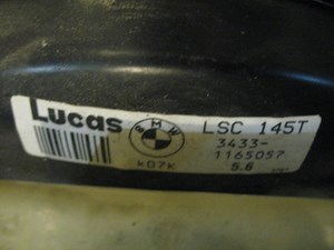 00 BMW M5 Power Brake Booster /W Master Cyl  R20087