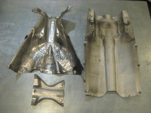 00 BMW M5 Exhaust Heat Shield Set  R20102