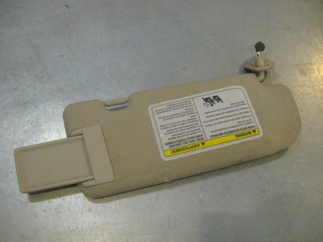 06 Infiniti G35 LH Driver Interior Sun Visor  R20244