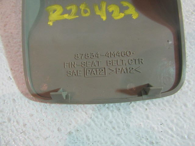 05 06 Infiniti G35 Sedan Rear Center Seat Belt  R20423