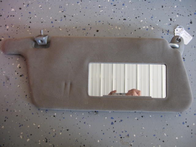 97 Acura INTEGRA Passenger Sun Visor No Flap Gray  R114