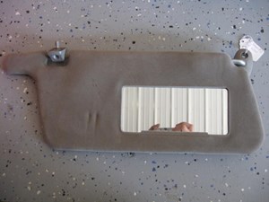 97 Acura INTEGRA Passenger Sun Visor No Flap Gray  R114