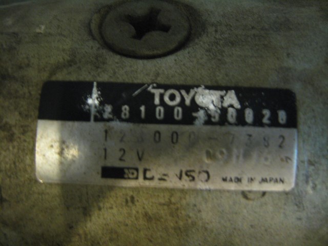 93 Lexus SC400 Starter Motor Automatic R889