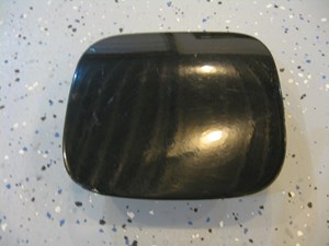 96 Honda PRELUDE Gas Lid Black Fuel Door R987
