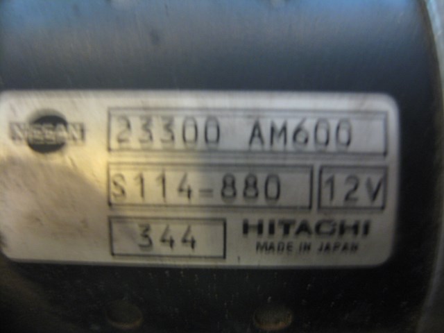 03 Nissan 350Z OEM AT Starter Motor 23300 AM600 R2475
