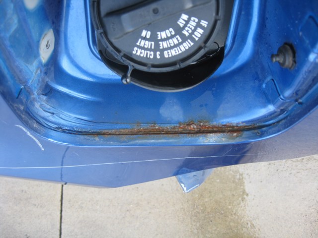 04 Acura RSX Type-S LH QRT Quarter Panel OEM Blue  R2489