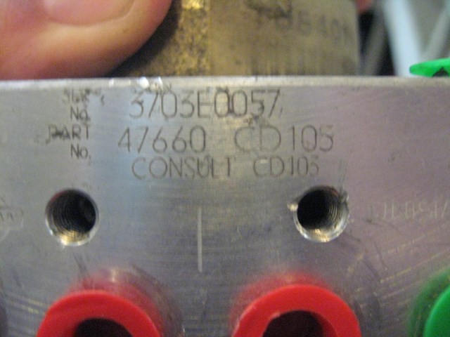 03 Nissan 350Z ABS Pump 47660 CD103 R3729