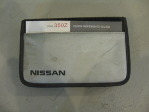 06 Nissan 350Z Owners Manual  R4052