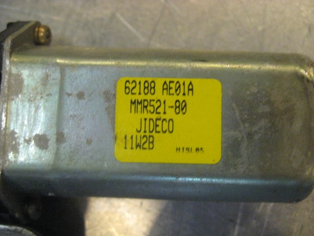 01 Subaru LEGACY Rear LH Window Motor Regulator 62188 AE01A R17214