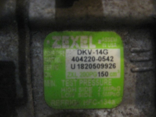 01 Subaru LEGACY Outback 2.5L A/C Compressor 404220-0542 R17327