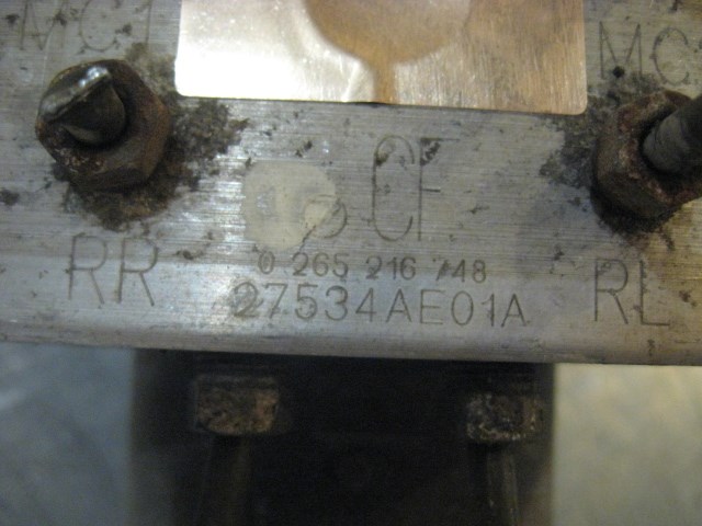 01 Subaru LEGACY Outback MT ABS Module Pump 27534 AE01A R17330