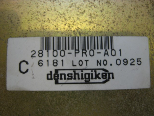 91 Acura INTEGRA A/T ECU Computer 28100 PRO A01 R11186