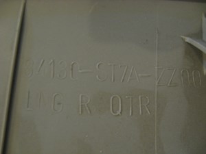 96 Acura INTEGRA Rear RH Quarter Window Trim 84130-ST7A-2200 R11189