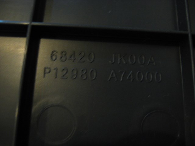 08 Infiniti G37 RH Instrument Finisher Trim Panel 68420 JK00A R11258