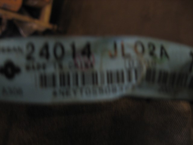 08 Infiniti G37 Rear Body Wiring Harness 24014 JL02A R11491