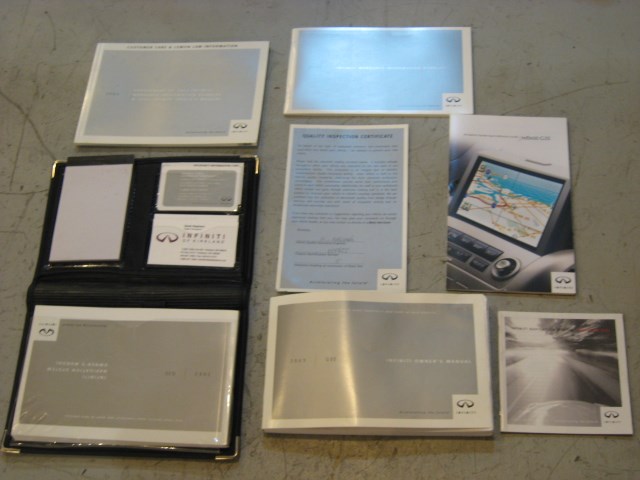 03 Infiniti G35 Owners Manual  R11524