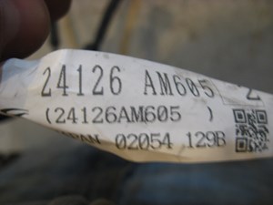 03 Infiniti G35 Rear LH Driver Door Harness 24126 AM605 R11669