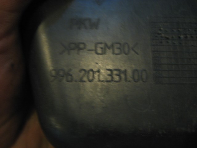 99 Porsche BOXSTER Gas Tank Splash Shield Guard.  R11939